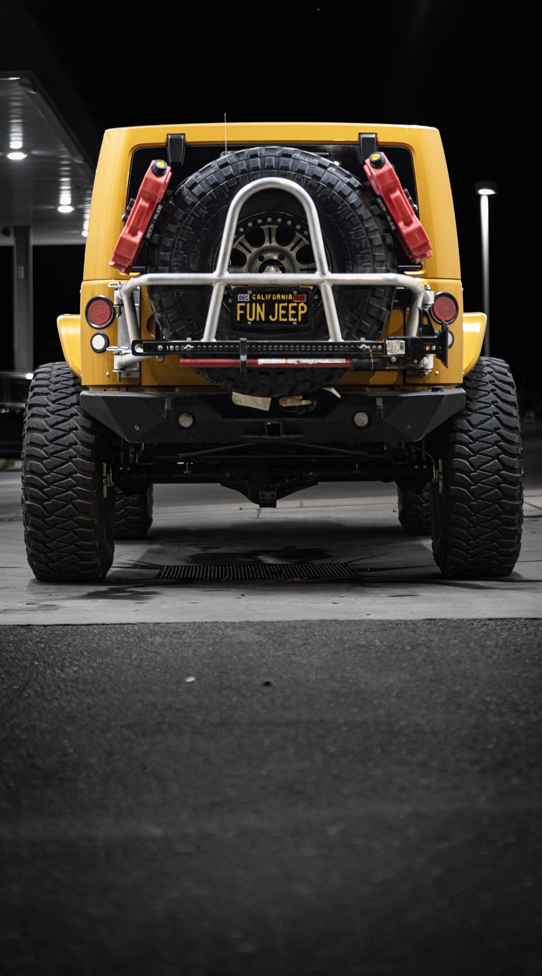 Rear view with spare carrier and RotopaX