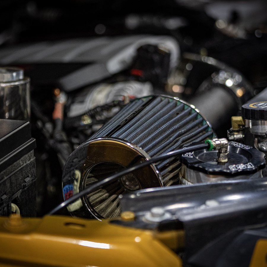 Engine bay detail